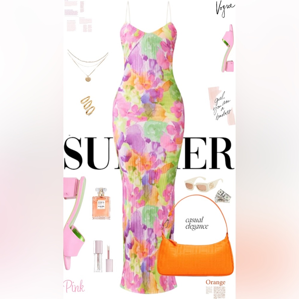 Floral maxi